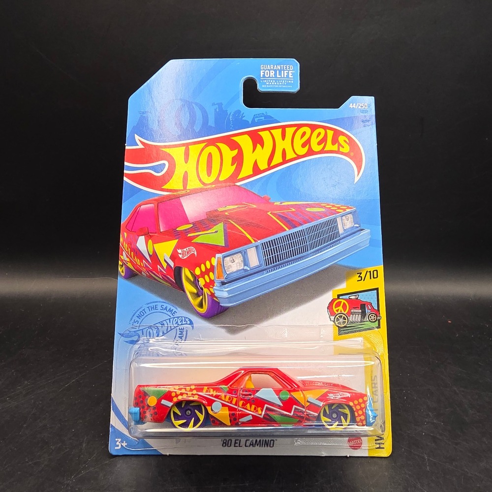 Hot Wheels '80 El Camino Red 2021 HW Art Cars 3/10